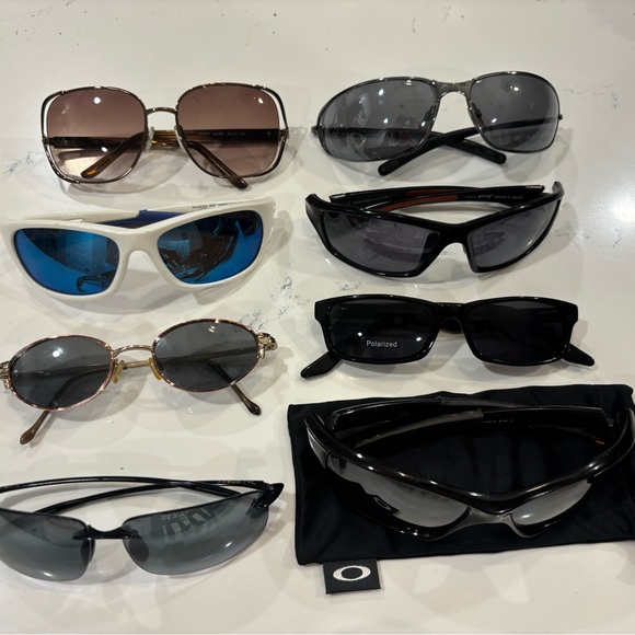 Oakley Pit Bull & Maui Jim MJ Sport Breakwall + other sunglasses bundle - Picture 2 of 9
